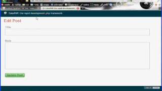 Download the video "Cakephp Blog Tutorial Part 6 - Editing Posts"
