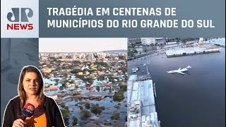 Exclusivo: Jovem Pan sobrevoa cidade de Canoas e Aeroporto de POA, que estão debaixo d’água