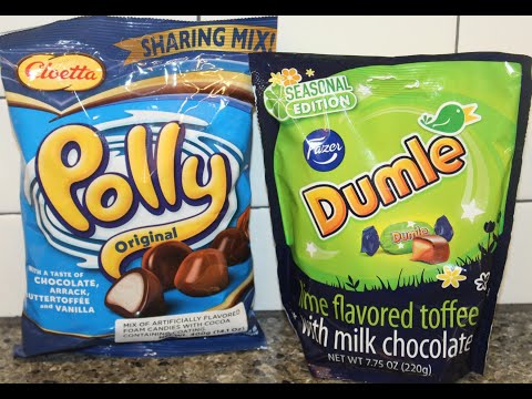 Cloetta Polly Original & Fazer Dumle Lime Flavored Toffee Review