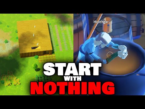 Starting w/ NOTHING in Going Medieval | Rimworld - Like Colony Builder