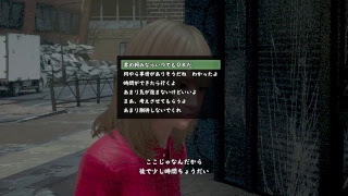崩壊した街を徘徊する（無言）