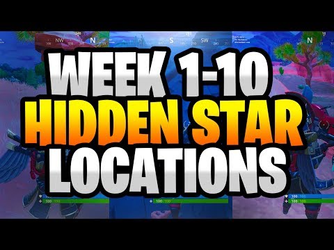 ALL Fortnite Season 6 Secret Battle Star Locations Week 1 to 10 - ALL Season 6 Hidden Stars
