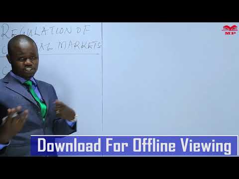 CS REGULATION OF CAPITAL MARKETS