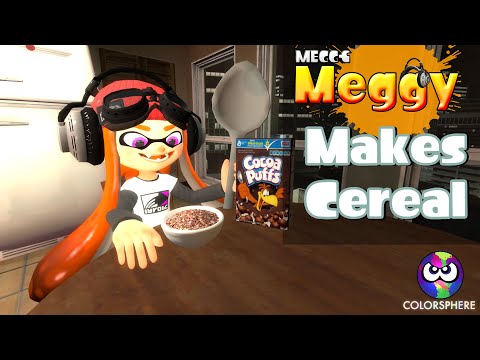 Meggy & Desti Shorts: Meggy Makes Cereal | Splatoon GMOD