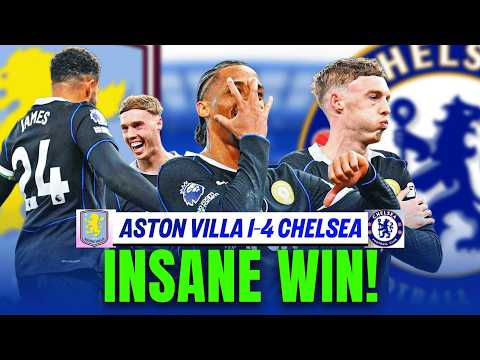 JOAO PEDRO IS INSANE! ASTON VILLA 1-4 CHELSEA MATCH REACTION!