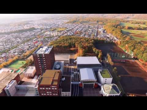 空から見た札幌国際大学　秋編