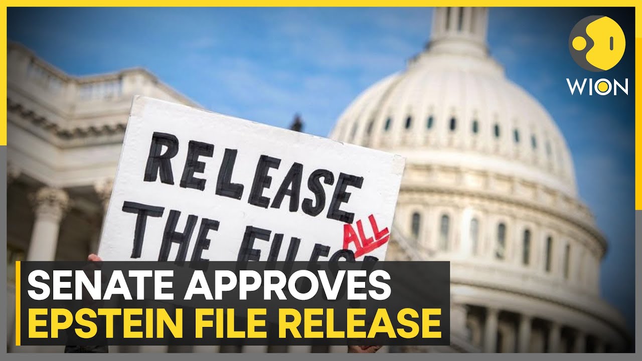 US Senate Unanimously Approves Bill To Release All 'Epstein Files' Publicly | WION