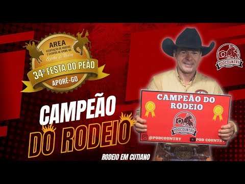 FINAL DO RODEIO EM CUTIANO - FESTA DO PEÃO DE APORÉ 2026 