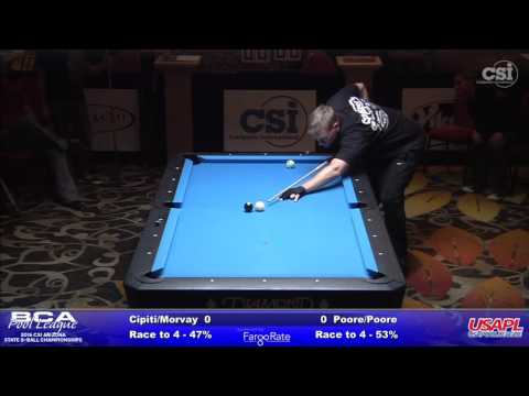 AZ State 8 Ball Scotch Doubles Final Cipiti & Morvay Vs Poore & Poore