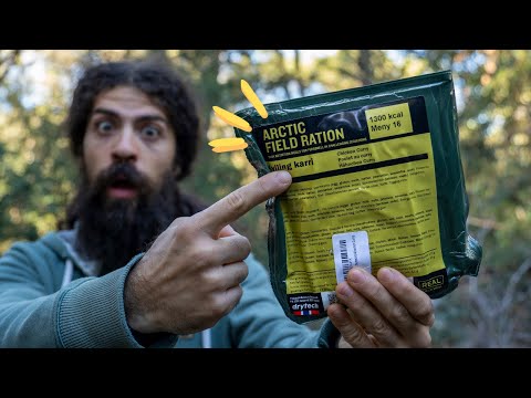 I eat Arctic Military K-Ration - Norwegian MRE - Good!