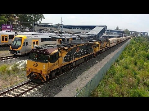AURIZON 6008 & 6025 leads there train 4BM7 through liverpool