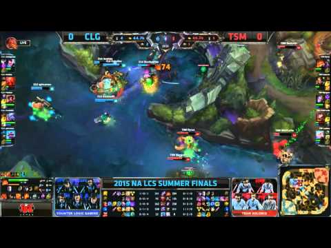 Very close teamfight - TSM vs CLG - Game 1 Madison Square Garden