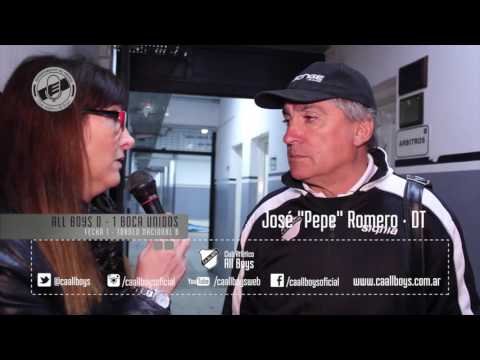 Fecha 1: All Boys 0 - 1 Boca Unidos / Pepe Romero