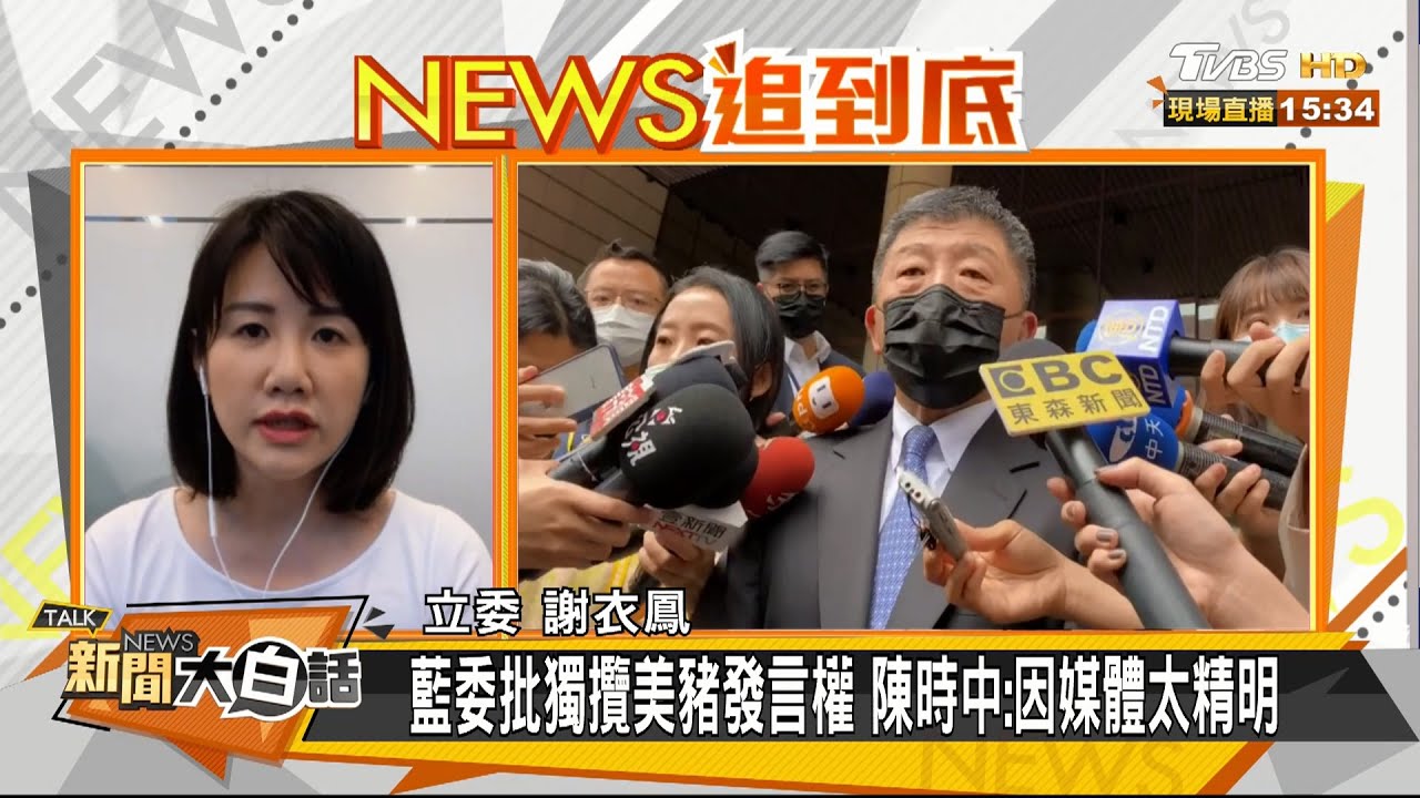 陳時中攬大權? 謝衣鳳:食藥署口風緊推衛福部