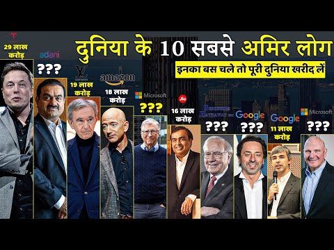 Top 10 Richest People in the World in 2025 | If they had their way, they would buy the whole worl...