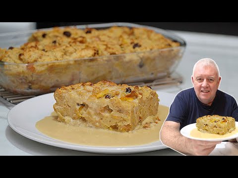 IRISH Whiskey MARMALADE Bread Pudding Comforting Twist on old fashioned dessert