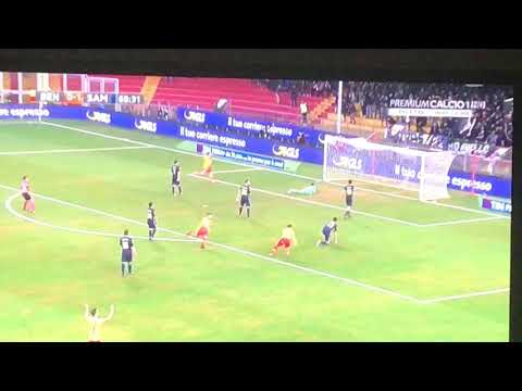 Euro gol di coda Benevento-Sampdoria