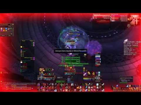 World Of Warcraft Legion - The Arcway Mythic Plus 8 - Blood DK PoV