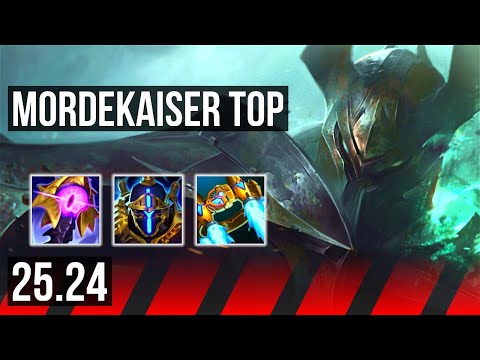 MORDEKAISER vs VOLIBEAR (TOP) | Good KDA: 12/2/10, 42K damage, 4k gold comeback | KR Diamond | 25.24