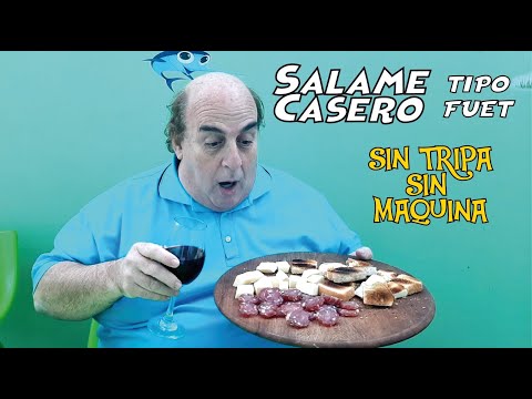 Salame Casero  estilo Fuet.!!! sin tripa y sin máquina.!!