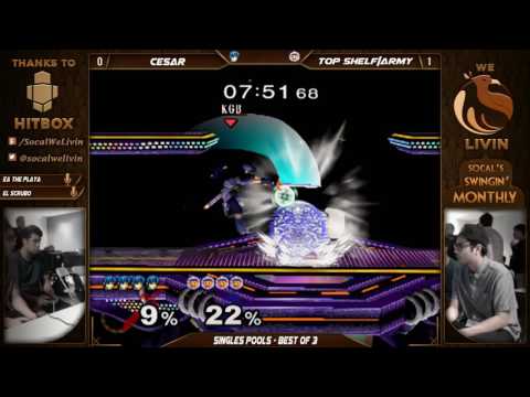 We Livin' VI - Melee Pools ft. Cesar (Marth) VS Army (Ice Climbers)