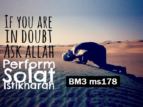 2011/11/23 Ustaz Shamsuri 707 - Bab Solat Sunat Istikharah - BM3 ms178