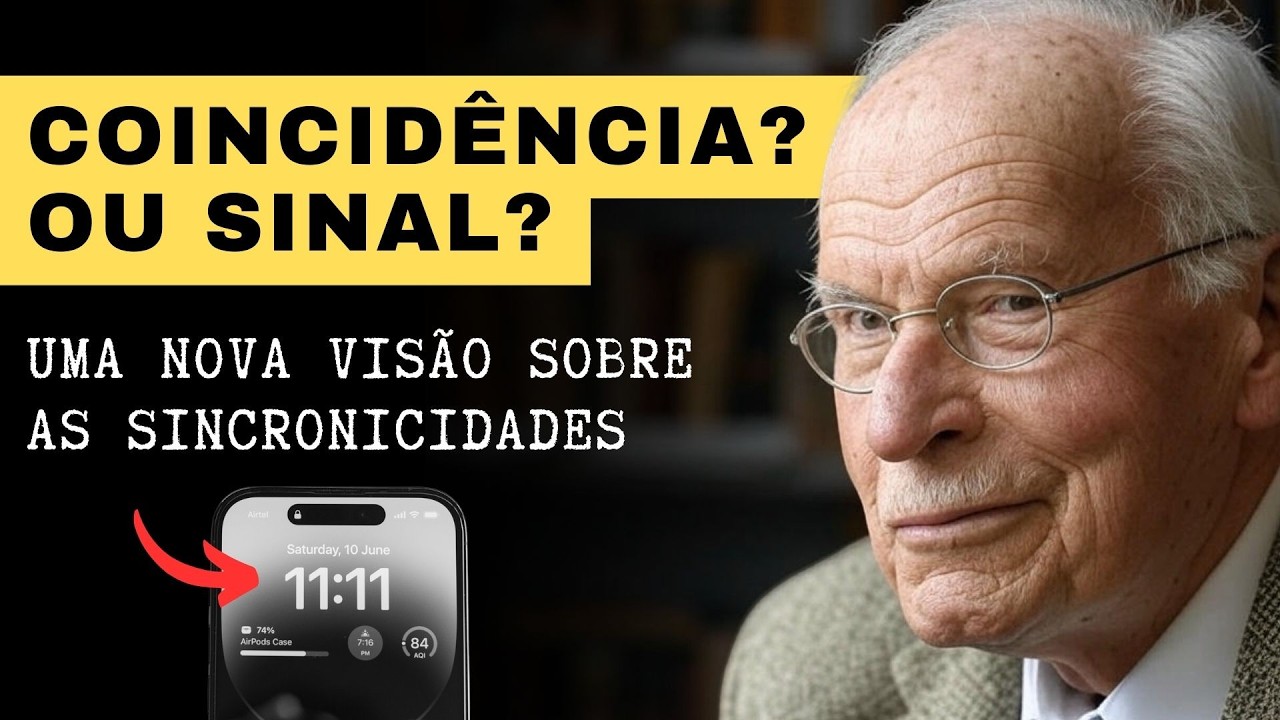 Isso NÃO É COINCIDÊNCIA ⏱️ É o UNIVERSO tentando FALAR COM VOCÊ (SINCRONICIDADE) Carl Jung