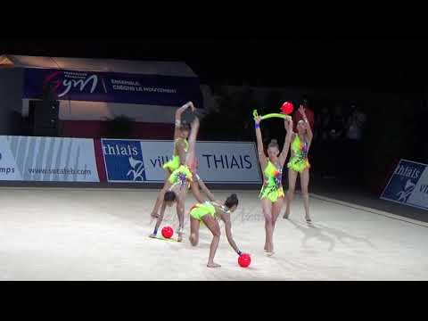 SPAIN 3 balls 2 ropes - 2017 Thiais AA