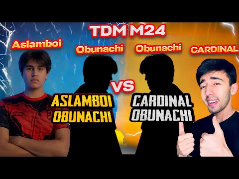 ASLAMBOI OBUNACHI VS CARDINAL OBUNACHI 2VS2 TDM M24 #aslamboi #cardinal #tdm #m24headshot