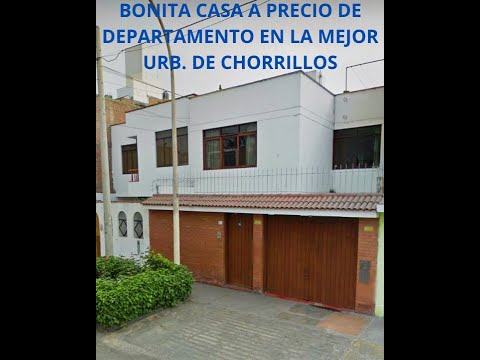BONITA CASA EN VENTA URB MATELLINI CHORRILLOS