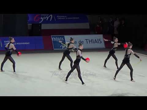 UKRAINE 3 balls 2 ropes - 2018 Thiais EF