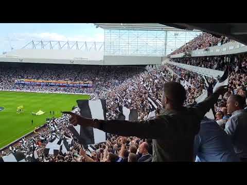 Incredible Atmosphere at St. James Park before Newcastle win against Nottingham Forest