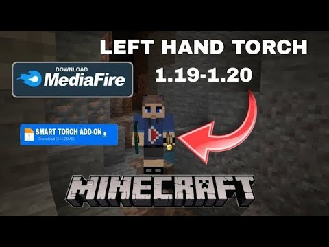 🔥ULTIMATE HACK! Hold torch in left hand in Minecraft! 🎮