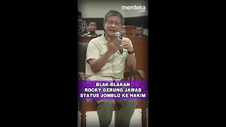 Download lagu BLAK-BLAKAN ROCKY GERUNG JAWAB STATUS JOMBLO KE HAKIM mp3