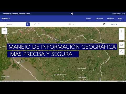 Actualización del Sistema de Gestión de Planes de Uso SGPU 2.0