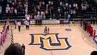 4yr old Cooper Smith Sings National Anthem at Marquette Game