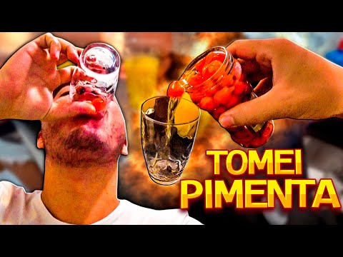 I TOOK A GLASS OF PEPPER, SHE SAID IT BURNED LIKE FIRE AND I DOUBTED HER