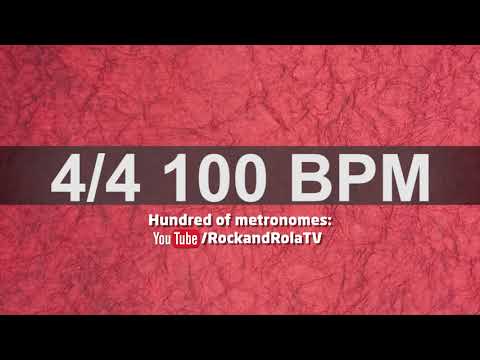 🔴 100 BPM Kick and Hi Hat Metronome