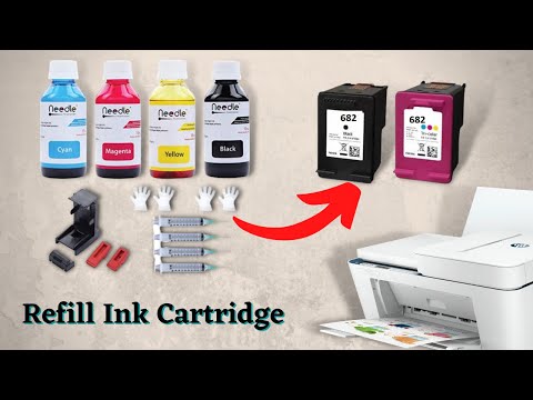 Refill ink in any printer's Cartridge | Print more with less cost 💯🔥