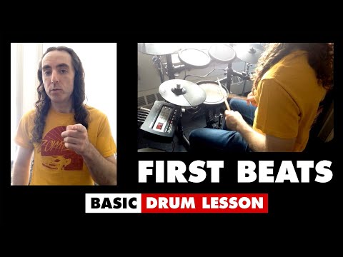 Basic Drum Lesson | BEGINNER BEATS (Three Way Independence) PDF Download