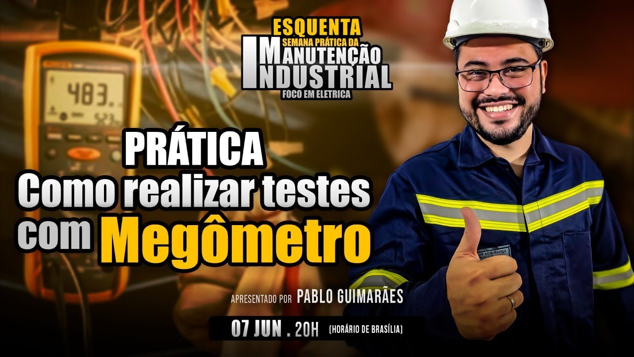 PRÁTICA: Como realizar testes com Megômetro