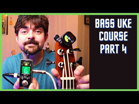 How to Tune a Bass Ukulele - Bass Uke Mini Course Part 4