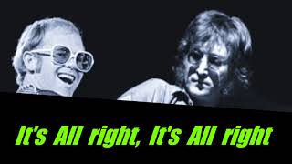 John Lennon - Whatever Gets You Through The Night (Lyrics)