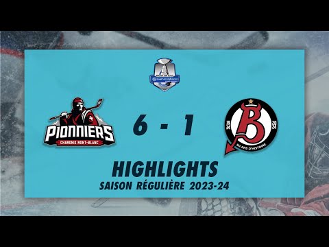 Pionniers de Chamonix 6-1 Diables Rouges de Briançon - Highlights - Synerglace Ligue Magnus 23-24
