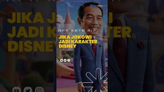 Bagaimana Penampakan Presiden ke-7 Indonesia Jokowi jika Menjadi Karakter Kartun Disney Versi AI