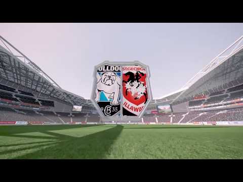 Rugby League Live 4 (PS4) Bulldogs vs Dragons (2018 round 14)