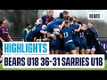 Highlights: Bristol Bears U18s 36-31 Saracens U18s