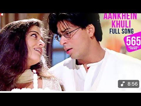 🥀💔🧎‍♀️🤯Aankhein Khuli Song | Mohabbatein |Shah Rukh KhanAishwarya #trending #viral 