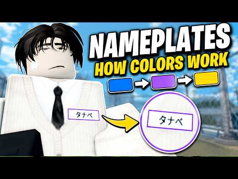 ALL NAMEPLATE COLORS EXPLAINED in GAKURAN Roblox