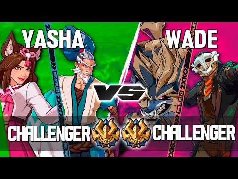 2XKO ▰ YASHA (Yasuo-Ahri) vs WADE (Warwick-Ekko) ▰ 2XKO Pro level replays
